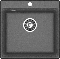 Мойка для кухни GranFest Композит LEVEL 510 чаша 510*500  (LV-510 графит)