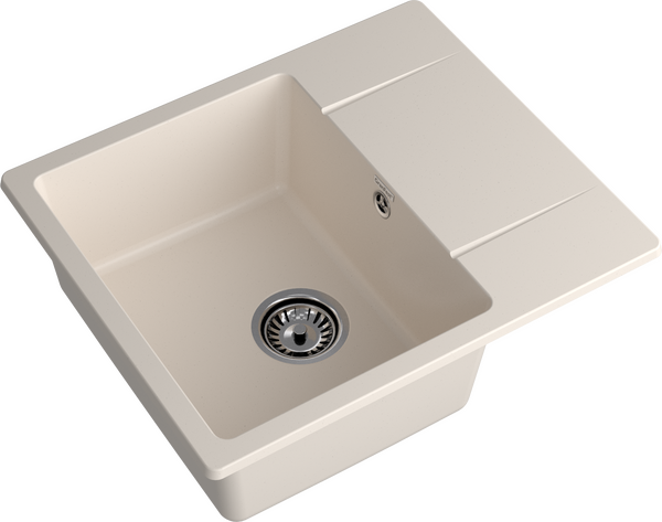 Мойка для кухни GranFest URBAN GF-URBAN 258L чаша+крыло (258L белый)