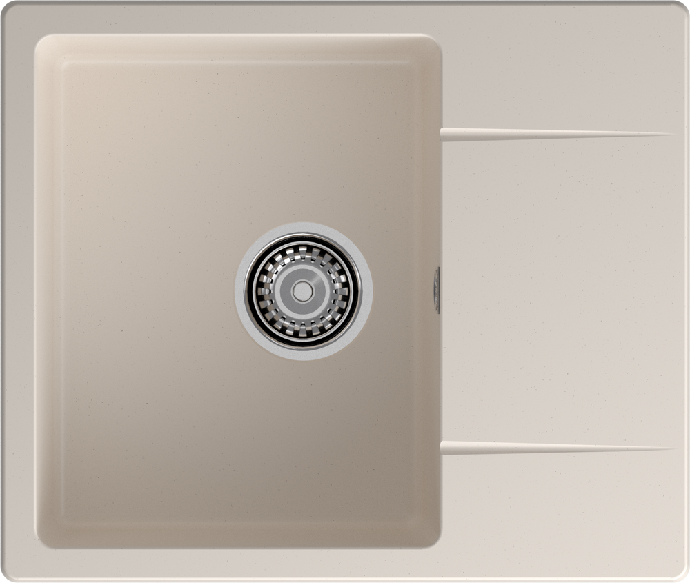 Мойка для кухни GranFest URBAN GF-URBAN 258L чаша+крыло (258L белый)