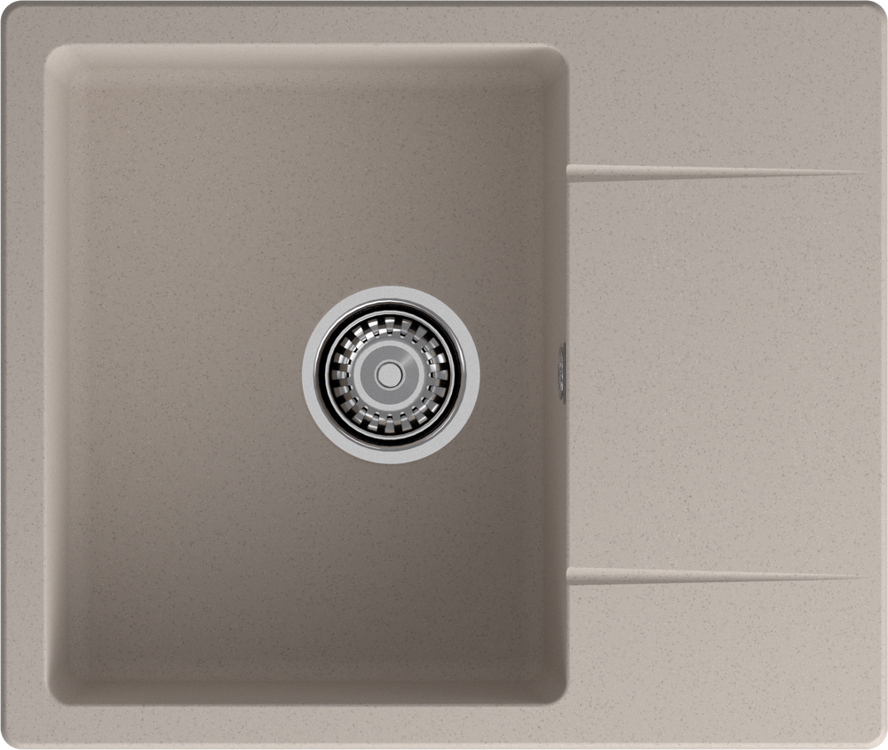 Мойка для кухни GranFest URBAN GF-URBAN 258L чаша+крыло (258L песочный)