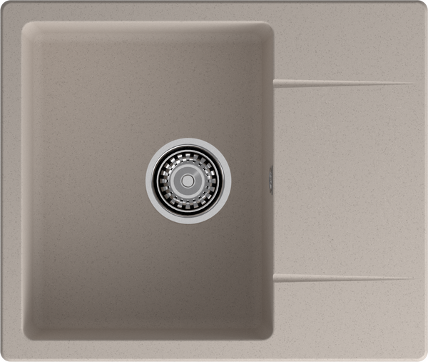 Мойка для кухни GranFest URBAN GF-URBAN 258L чаша+крыло (258L песочный)