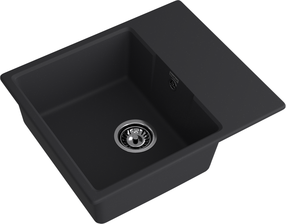 Мойка для кухни GranFest URBAN GF-URBAN 258L чаша+крыло (258L черный)