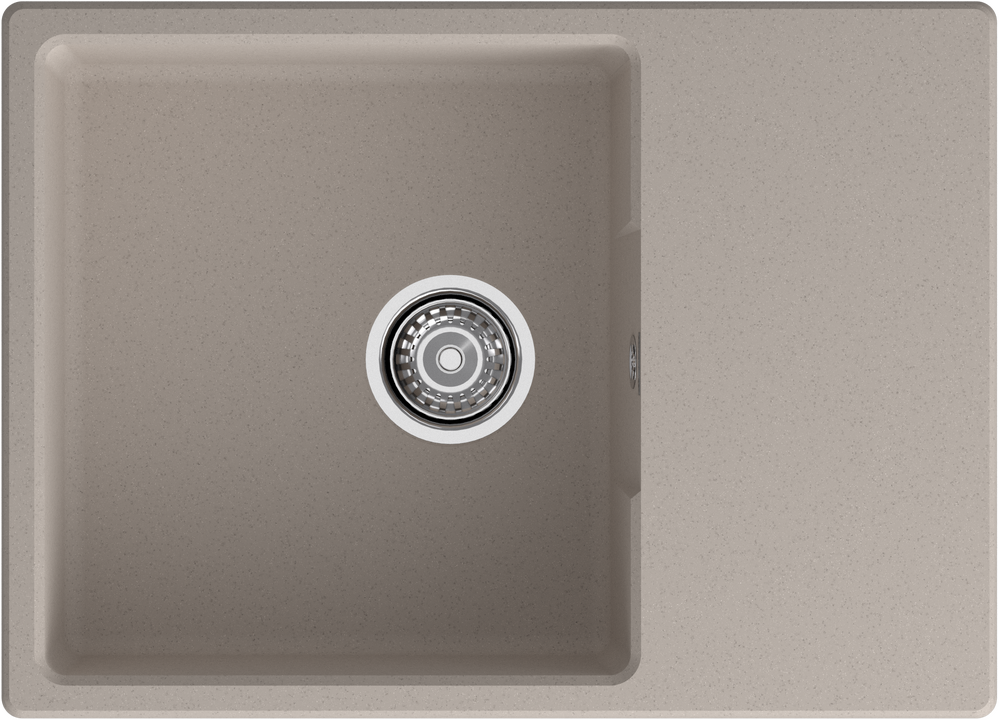 Мойка для кухни GranFest URBAN GF-URBAN 668L чаша+крыло (668L песочный)