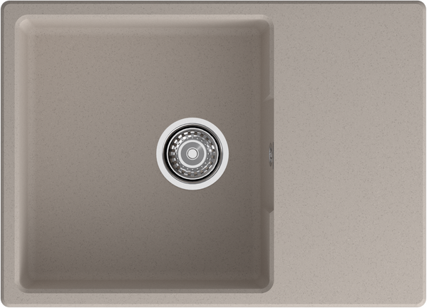 Мойка для кухни GranFest URBAN GF-URBAN 668L чаша+крыло (668L песочный)