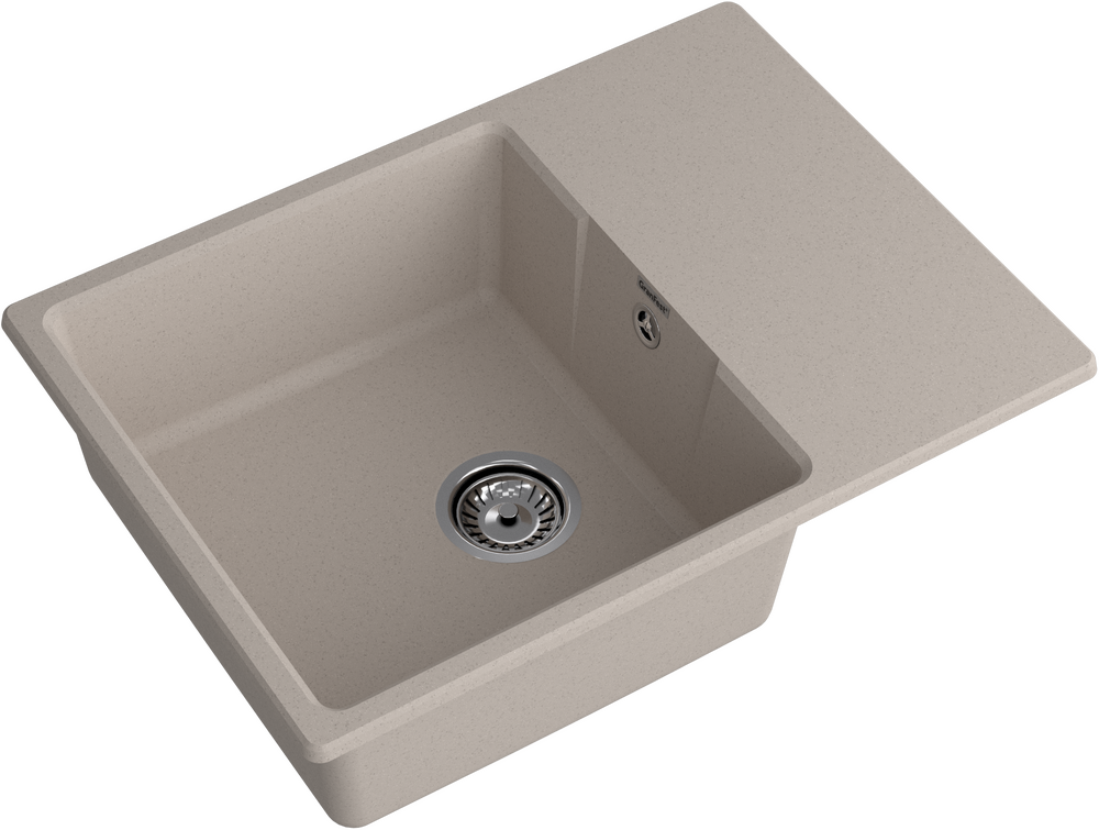 Мойка для кухни GranFest URBAN GF-URBAN 668L чаша+крыло (668L песочный)