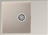 Мойка для кухни GranFest URBAN GF-URBAN 668L чаша+крыло (668L белый)