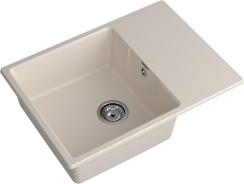 Мойка для кухни GranFest URBAN GF-URBAN 668L чаша+крыло (668L белый)