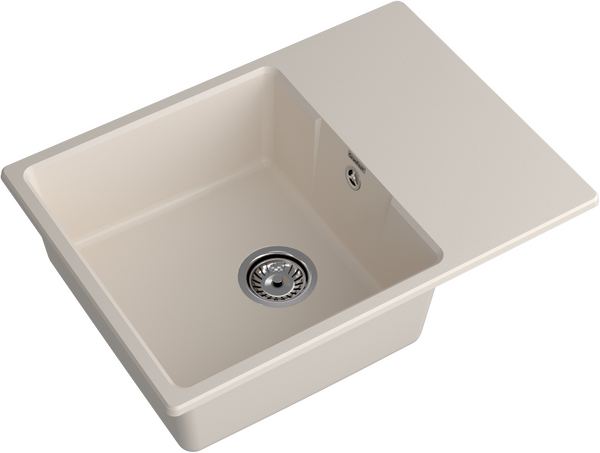 Мойка для кухни GranFest URBAN GF-URBAN 668L чаша+крыло (668L белый)