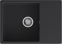 Мойка для кухни GranFest URBAN GF-URBAN 668L чаша+крыло (668L черный)