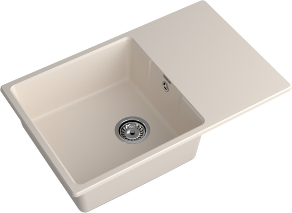 Мойка для кухни GranFest URBAN GF-URBAN 678L чаша+крыло (678L белый)