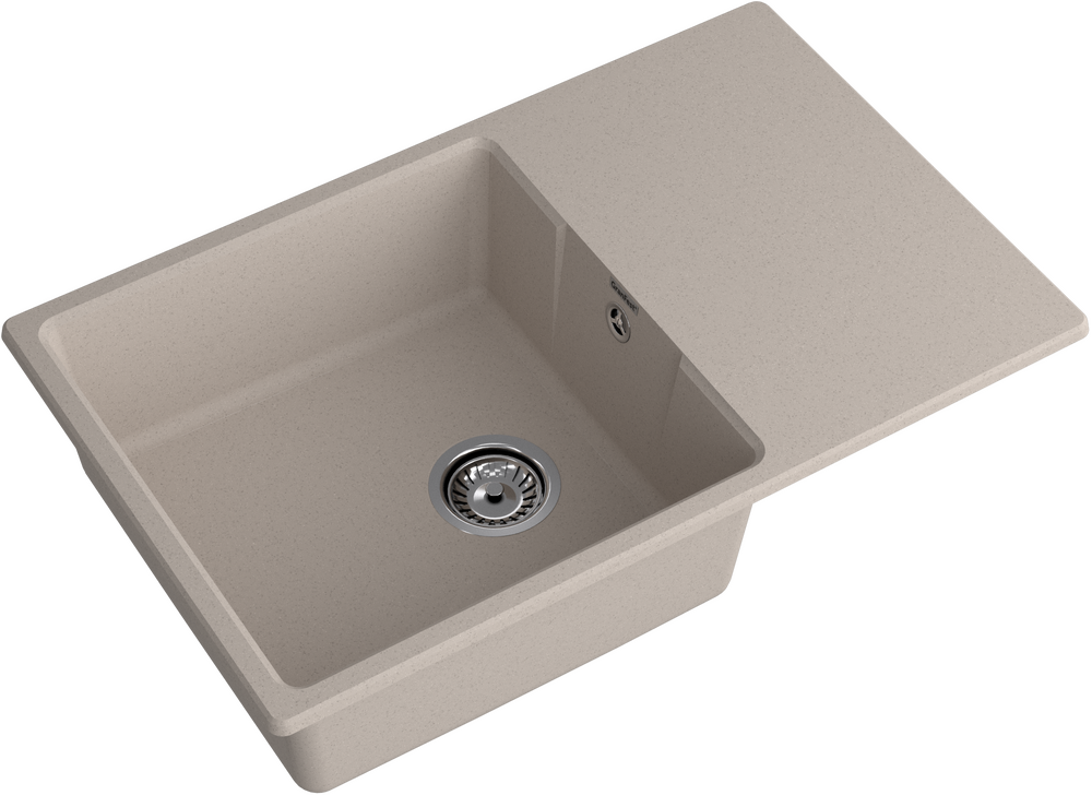 Мойка для кухни GranFest URBAN GF-URBAN 678L чаша+крыло (678L песочный)
