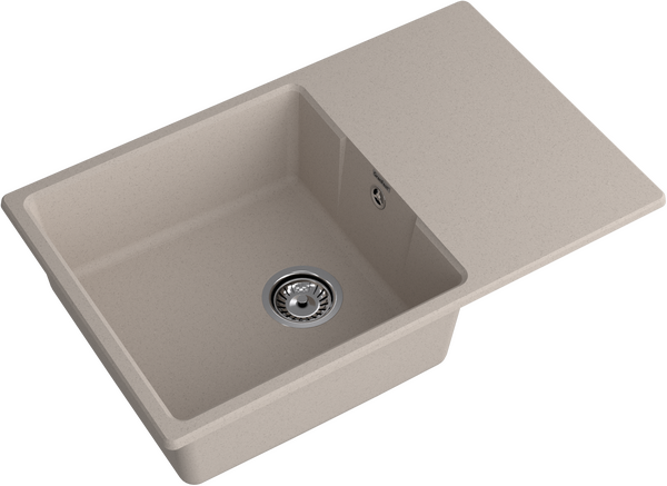 Мойка для кухни GranFest URBAN GF-URBAN 678L чаша+крыло (678L песочный)