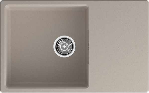 Мойка для кухни GranFest URBAN GF-URBAN 678L чаша+крыло (678L песочный)