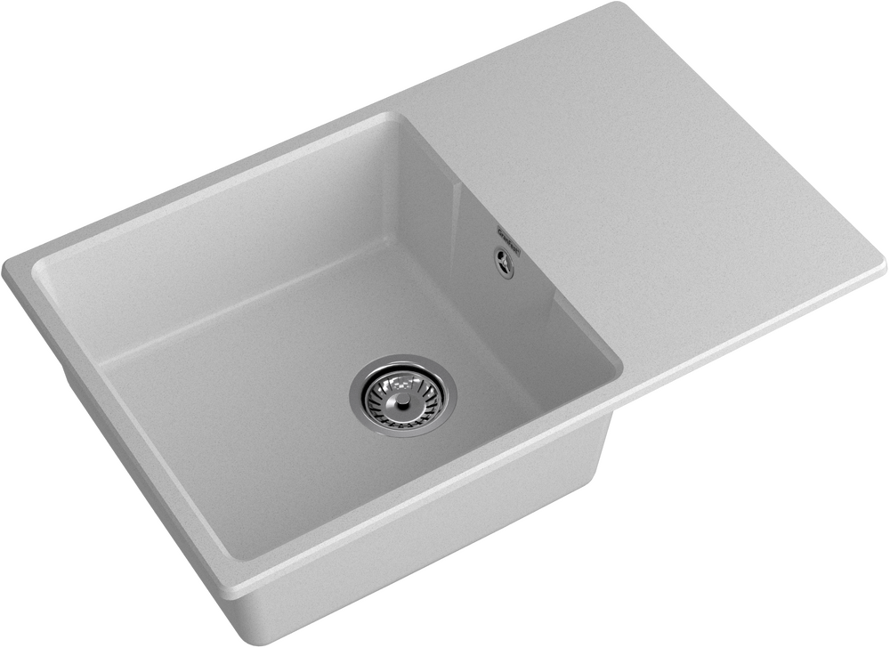 Мойка для кухни GranFest URBAN GF-URBAN 678L чаша+крыло (678L серый)