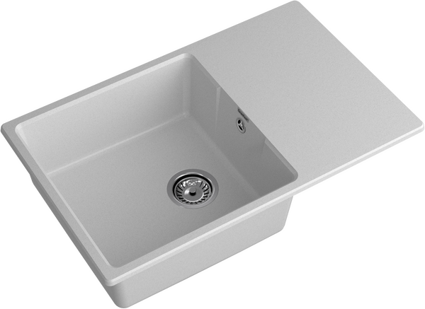 Мойка для кухни GranFest URBAN GF-URBAN 678L чаша+крыло (678L серый)