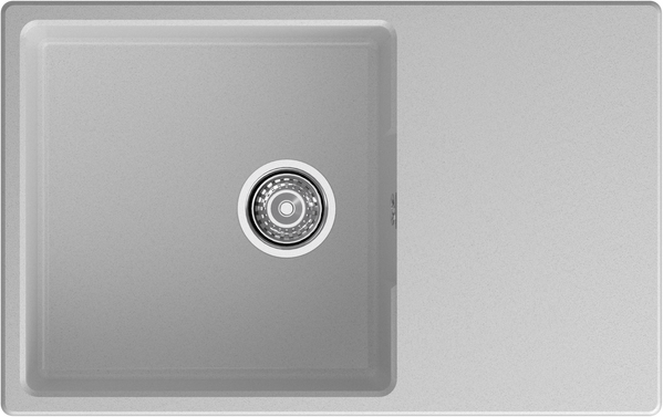 Мойка для кухни GranFest URBAN GF-URBAN 678L чаша+крыло (678L серый)
