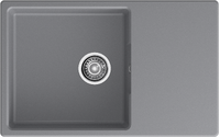Мойка для кухни GranFest URBAN GF-URBAN 678L чаша+крыло (678L темно-серый)