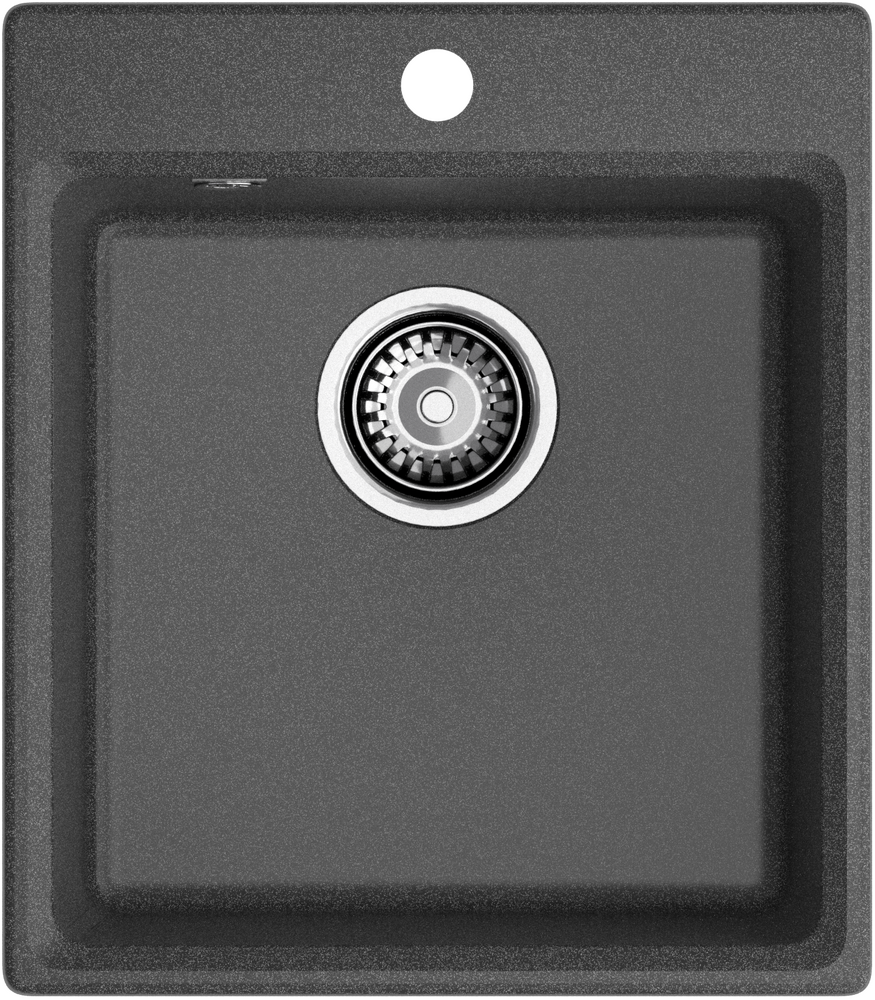 Мойка для кухни GranFest Композит LEVEL 420 чаша 370*370 (LV-420 графит)