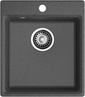 Мойка для кухни GranFest Композит LEVEL 420 чаша 370*370 (LV-420 графит)