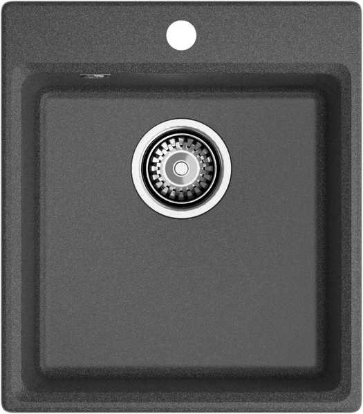 Мойка для кухни GranFest Композит LEVEL 420 чаша 370*370 (LV-420 графит)