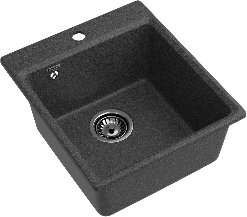 Мойка для кухни GranFest Композит LEVEL 420 чаша 370*370 (LV-420 графит)