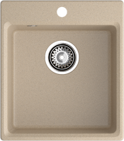 Мойка для кухни GranFest Композит LEVEL 420 чаша 370*370 (LV-420 песочный)
