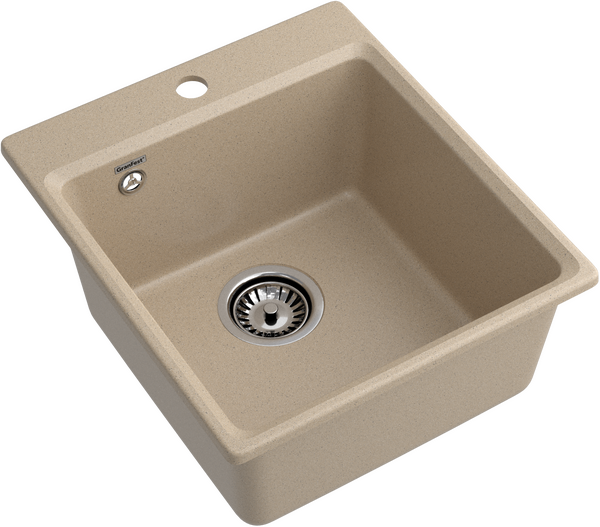 Мойка для кухни GranFest Композит LEVEL 420 чаша 370*370 (LV-420 песочный)