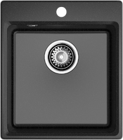 Мойка для кухни GranFest Композит LEVEL 420 чаша 370*370 (LV-420 черный)