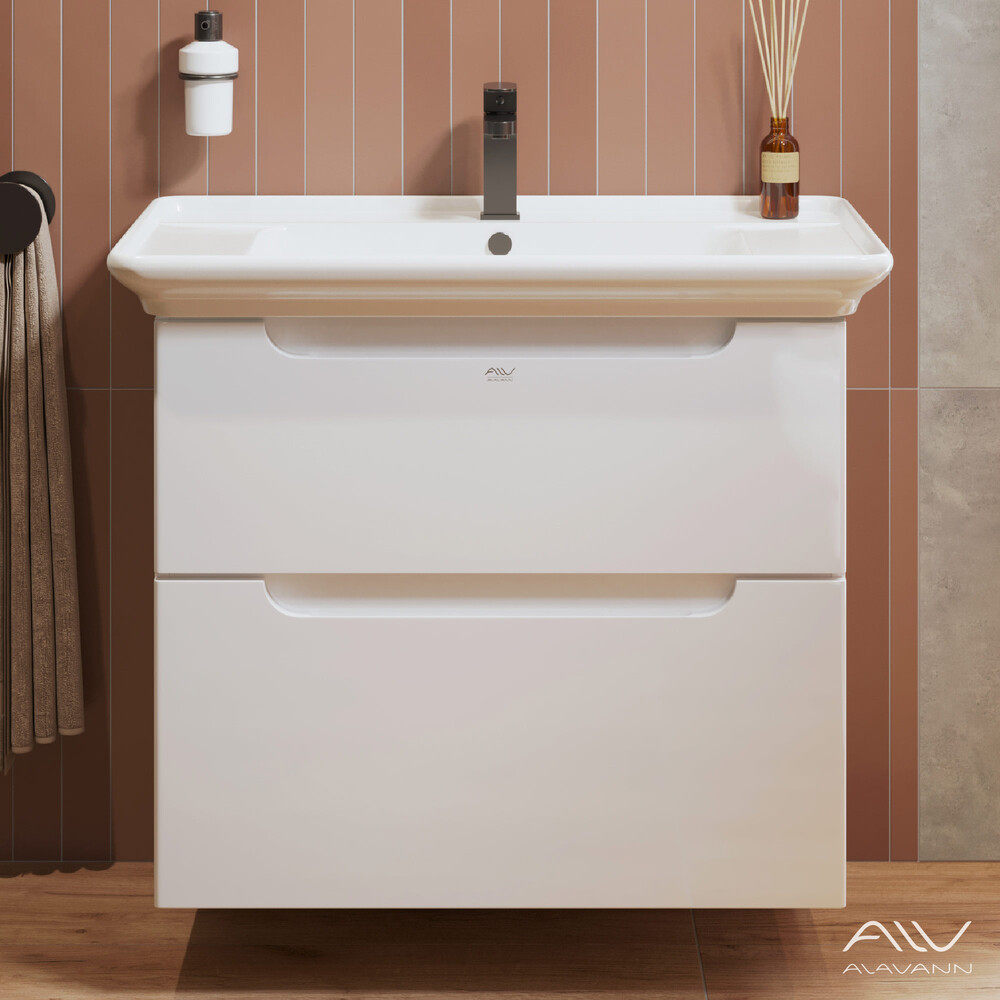 Тумба "BERTA - 75" под рак. "Дуглас-75" Белый Alavann