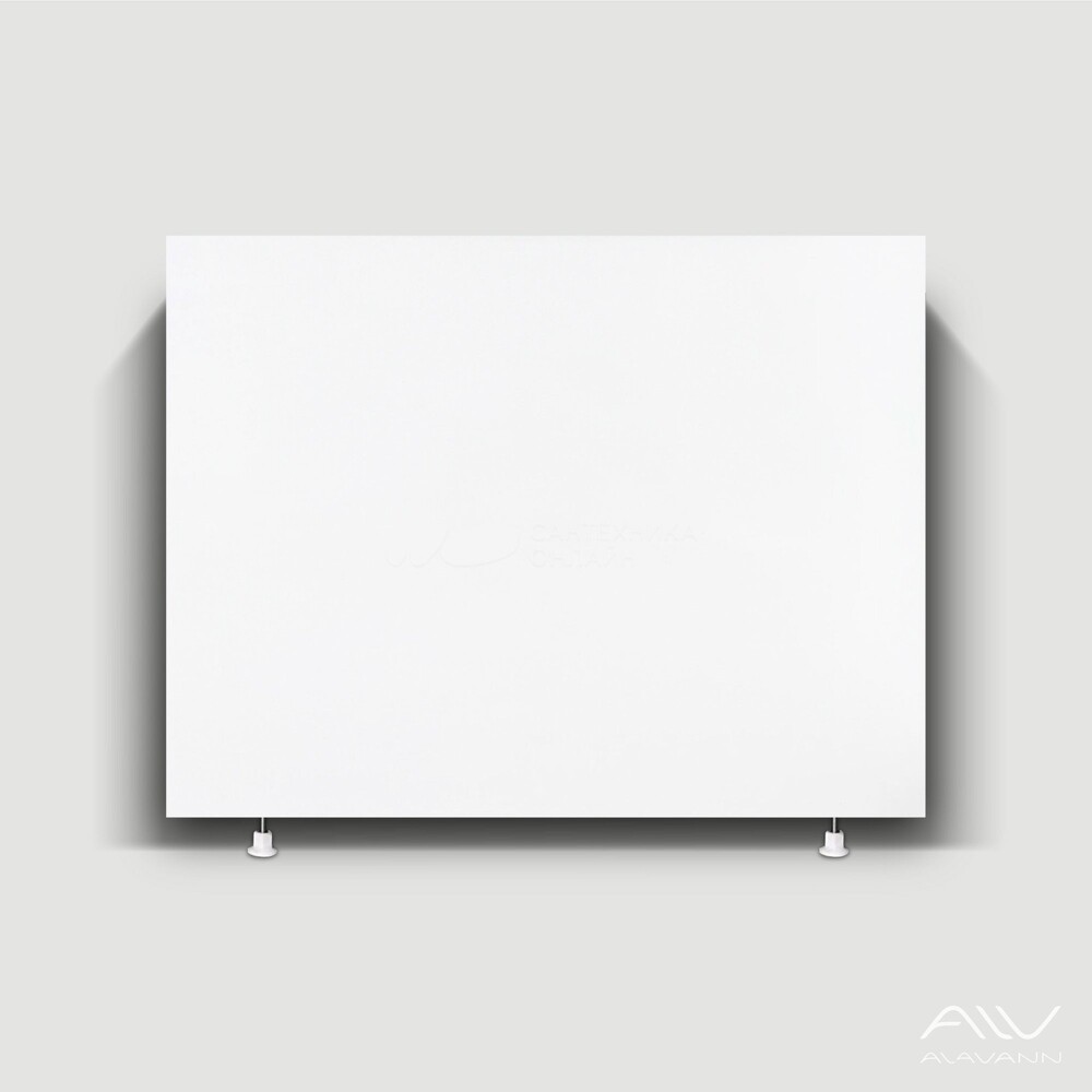 Экран под ванну МДФ торцевой 0,70 Rita/Slot Белый Alavann 