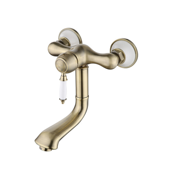 LM4811B Villa Смеситель для кухни/умывальника, настенный, бронза LEMARK	