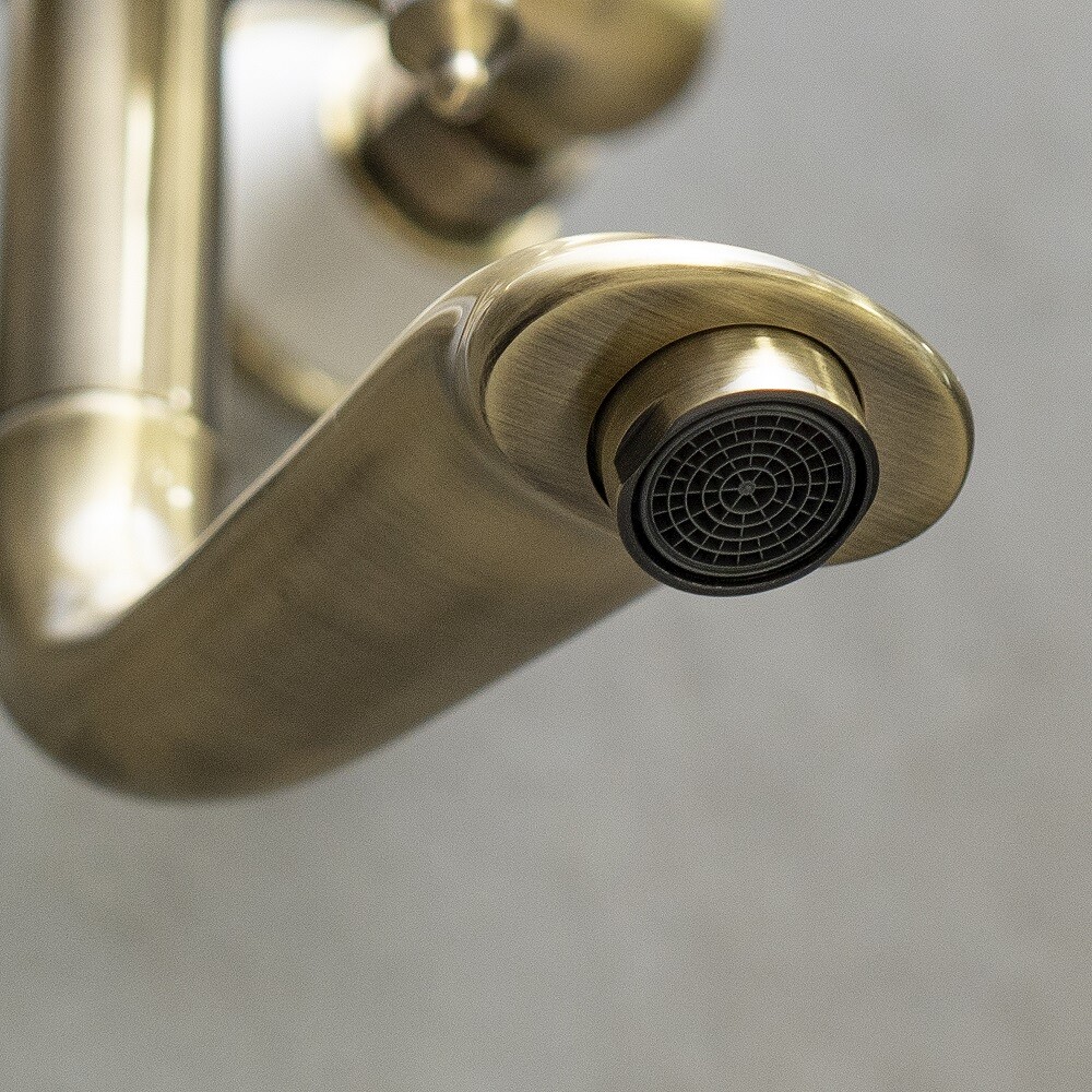 LM4811B Villa Смеситель для кухни/умывальника, настенный, бронза LEMARK	