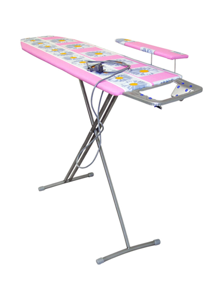 Гладильная доска "НИКА 3" р-р 122,5х34,5см (ФАНЕРА, подст.под утюг, подрукавник,электроудлинит) Н3*