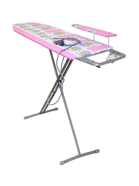 Гладильная доска "НИКА 3" р-р 122,5х34,5см (ФАНЕРА, подст.под утюг, подрукавник,электроудлинит) Н3*