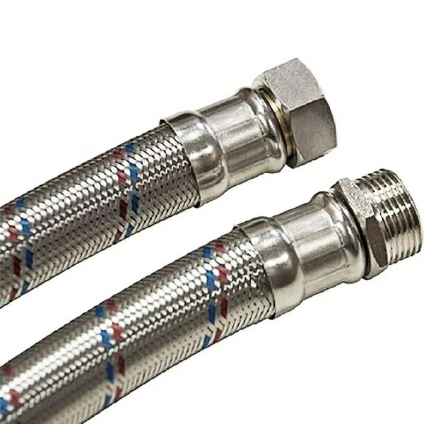 Подводка вода ЭЛКА ГИГАНТ d19, 1/2" г/ш, 150см. 