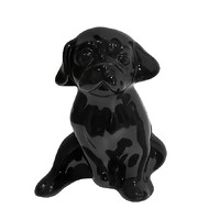 Подставка под ёрш (+ ершик) "Дружок" МОНОХРОМ черный