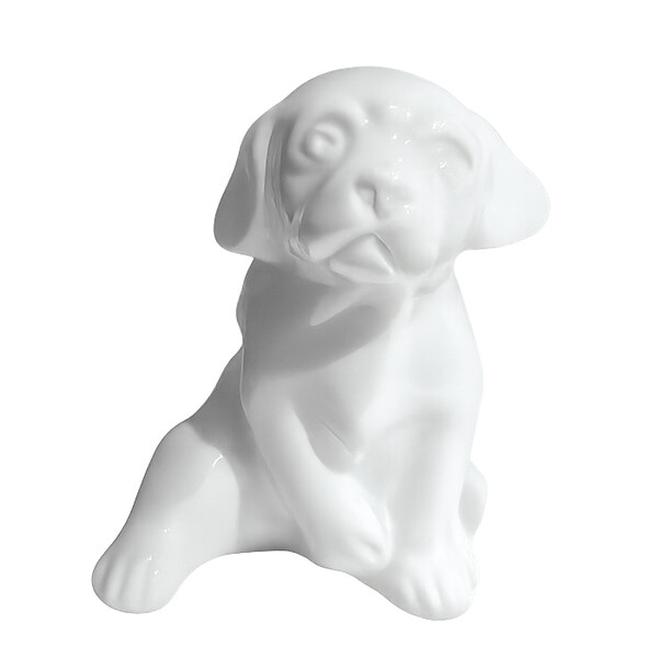 Подставка под ёрш (+ ершик) "Дружок" МОНОХРОМ белый