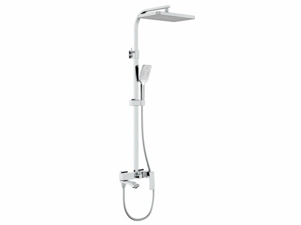 R01.24 Душевая система для ванны RAGLO (хром)