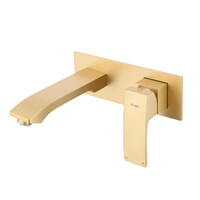 R01.11.03 Смеситель встраиваемый  для умывальника RAGLO (золотой сатин)