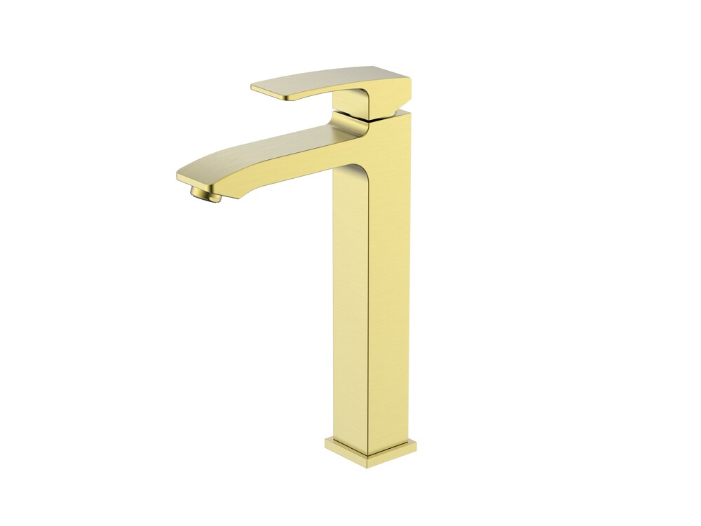 R01.15.03 Смеситель для умывальника высокий RAGLO (золотой сатин)