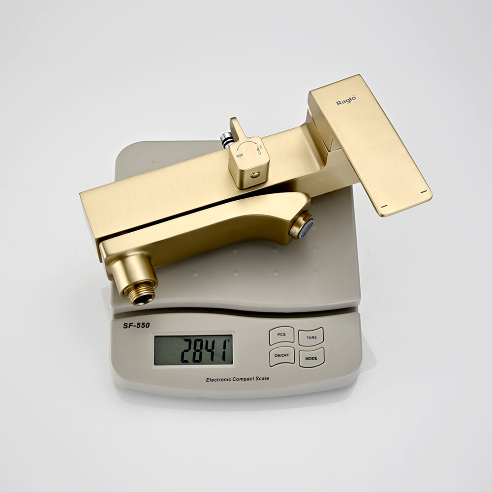 R01.24.03 Душевая система для ванны RAGLO (золотой сатин)