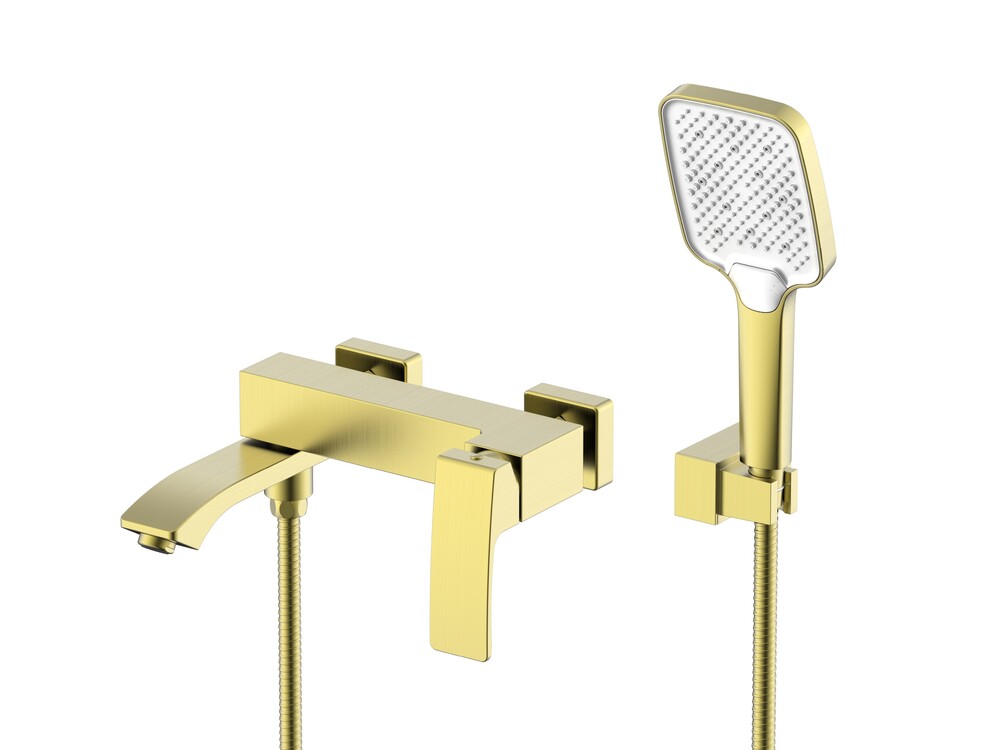 R01.30.03 Смеситель для ванны RAGLO (золотой сатин)