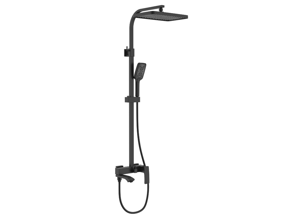 R01.24.06 Душевая система для ванны RAGLO (черный)