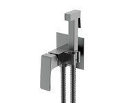 R01.52.09 Смеситель с гигиеническим душем встраиваемый RAGLO (графит)