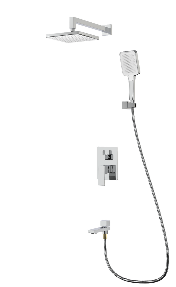 S01.27 Встраиваемая душевая система SPLENKA (хром)