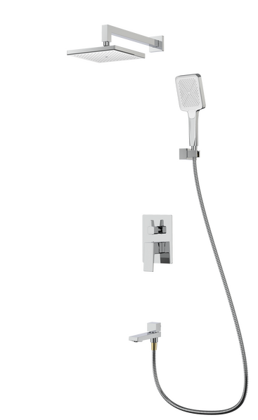 S01.27 Встраиваемая душевая система SPLENKA (хром)