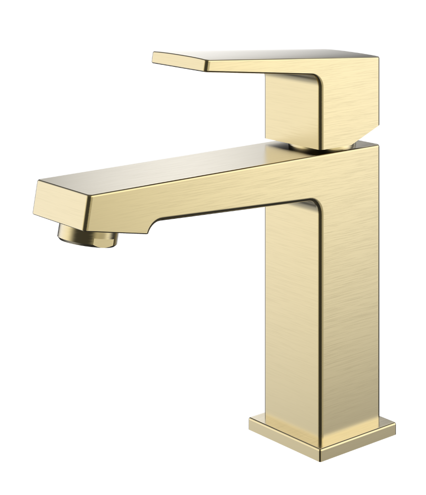 S01.10.03 Смеситель для умывальника SPLENKA (золотой сатин)