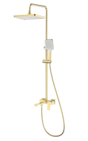 S01.24.03 Душевая система для ванны SPLENKA (золотой сатин)