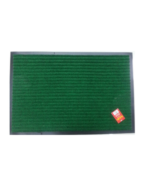 Коврик придверный влаговпитывающий с рельефом 50*80 зеленый (1004)