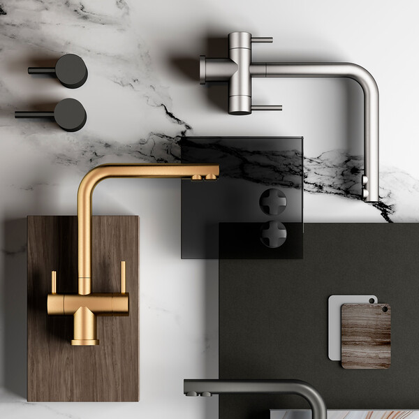 S70.61.05 Смеситель для кухни с подключением к фильтру питьевой воды SPLENKA (сатин)